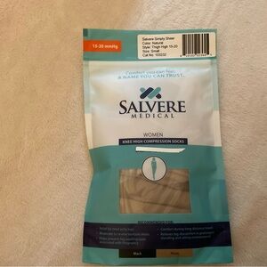 Thigh high compression stockings